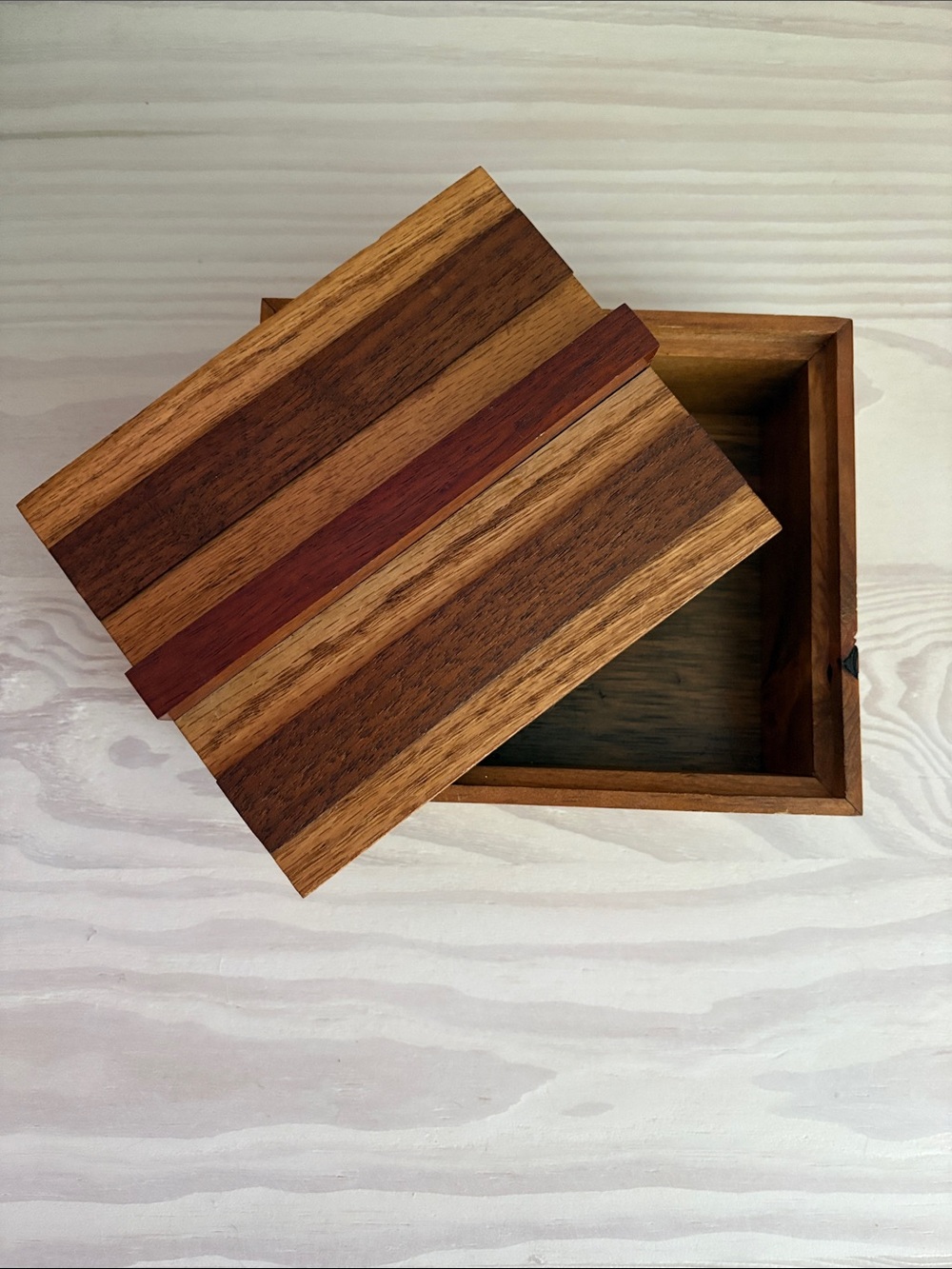 Handcrafted Robert Millward Wooden Lidded Box